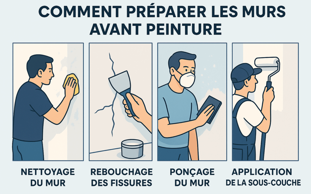 Comment préparer les murs avant peinture ?